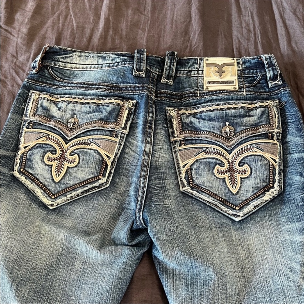 Mens rock revival jeans 36x32